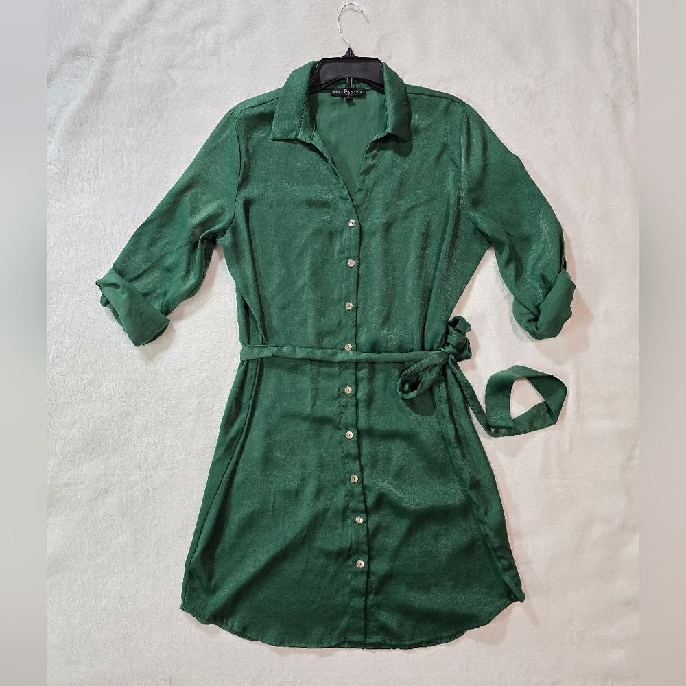 "Fred David" women shirt dress size L - Picture 2 of 14